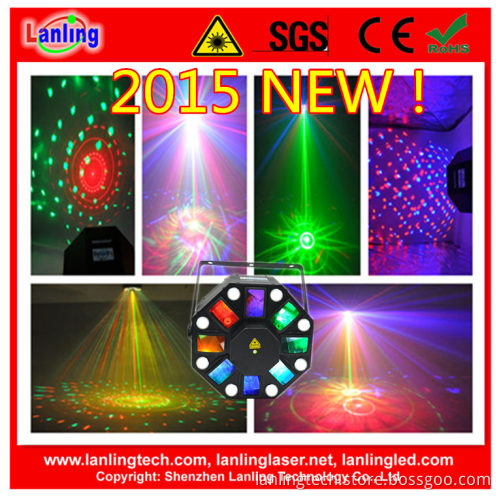 2015 New Swarm 3-in-1 LED Strobe Laser Stage Lighting